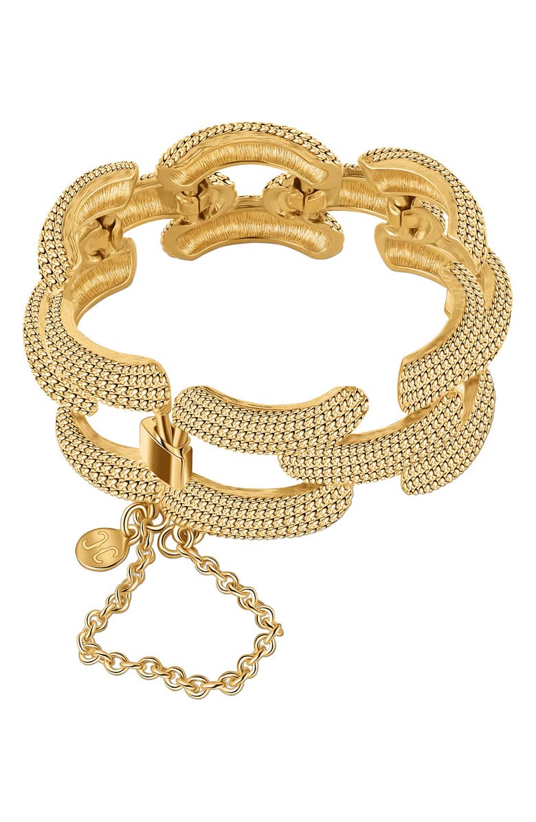 CHRISTINA CARUSO Weave Bracelet, Main, color, 14K Gold