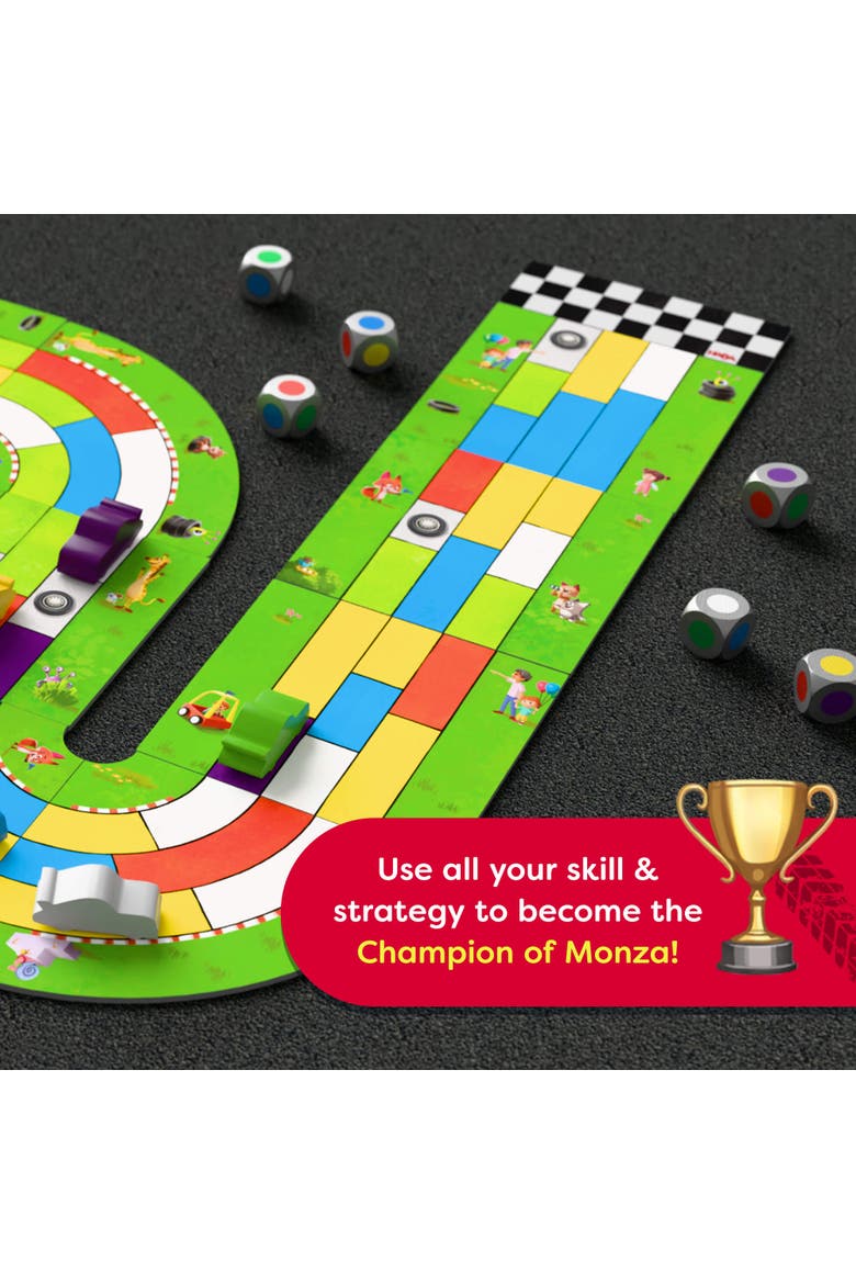 Monza Car Racing Board Game, Alternate, color, Blue Multi