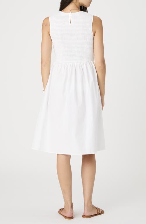 French Connection Smocked Sleeveless A-line Dress