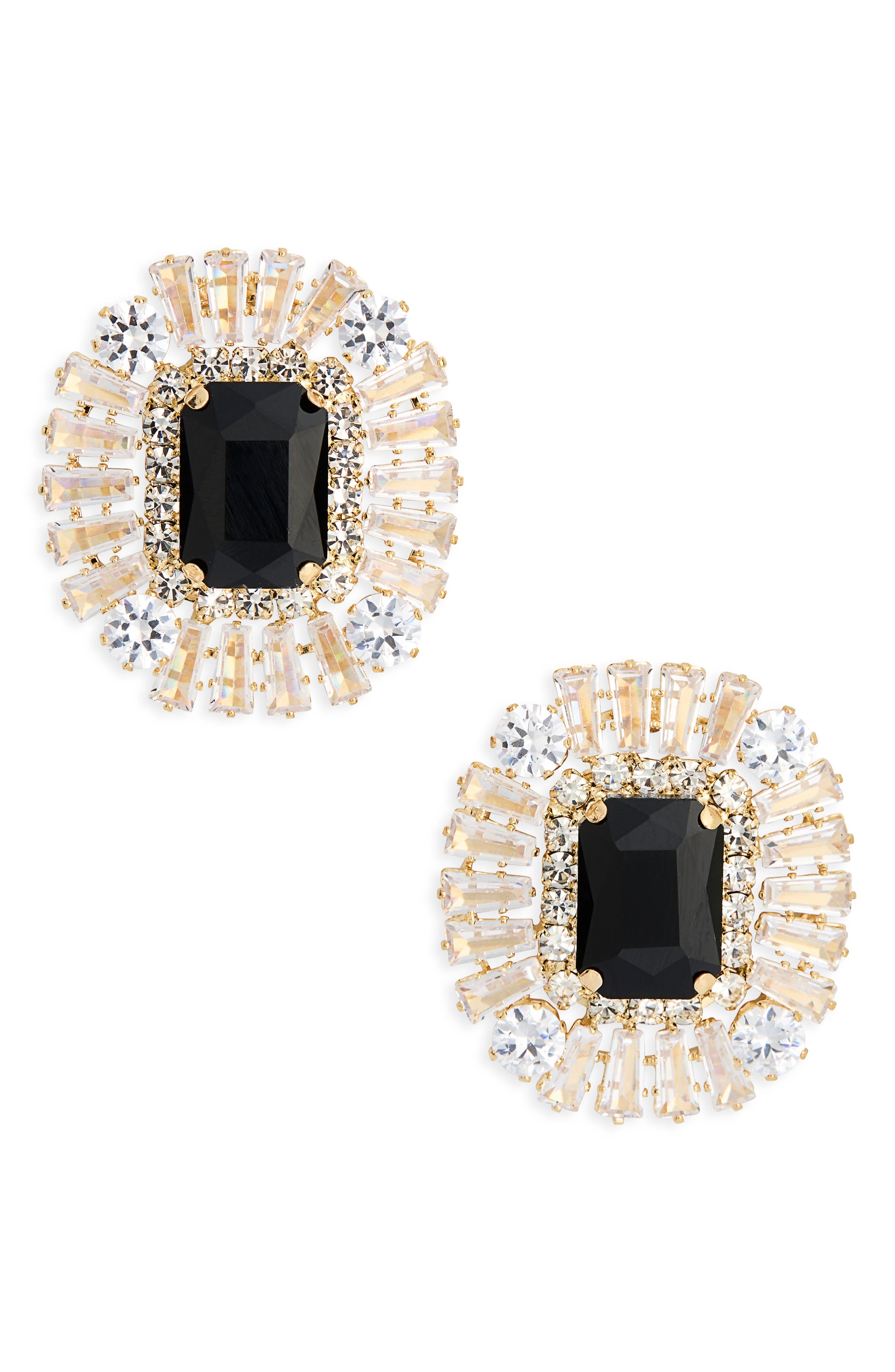 Tasha Crystal Halo Stud Earrings