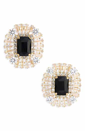 Tasha Crystal Halo Stud Earrings