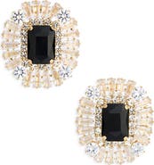 Tasha Crystal Halo Stud Earrings