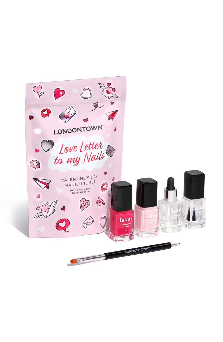 Londontown Love Letters to My Nails Set (Limited Edition) $84 Value, Main, color,