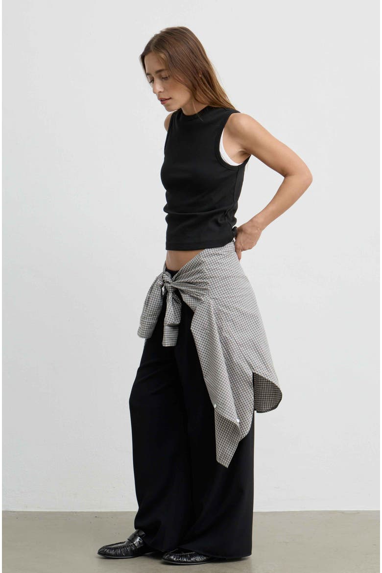 Classic Round Neck Tank, Alternate, color, Black