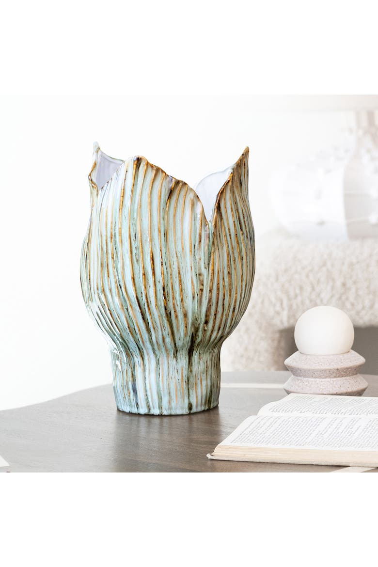 Sculptural Vase, Alternate, color, Green