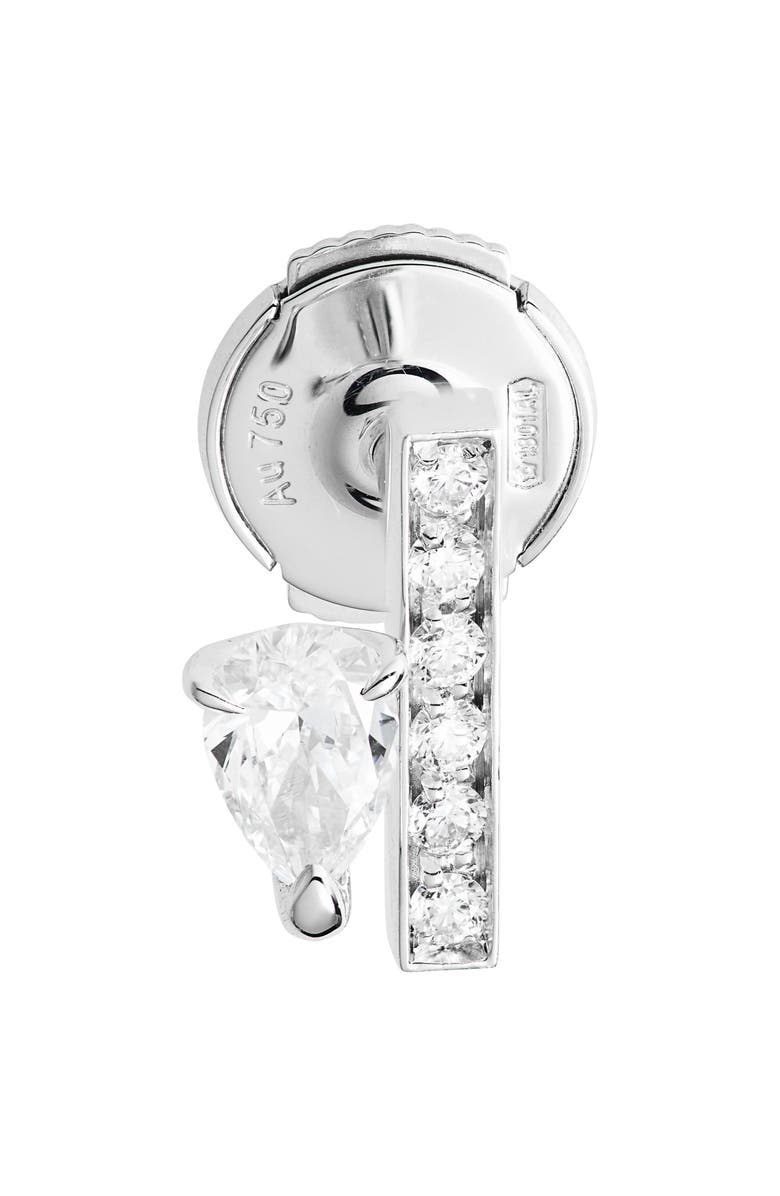 REPOSSI Serti Sur Vide Diamond Single Earring, Alternate, color, White Gold