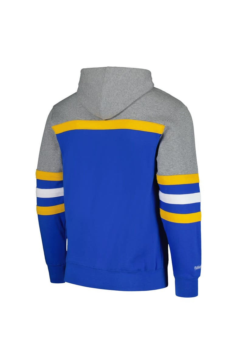 Mitchell & Ness Men's Mitchell & Ness Royal Pitt Panthers Head Coach Pullover Hoodie, Alternate, color, Royal