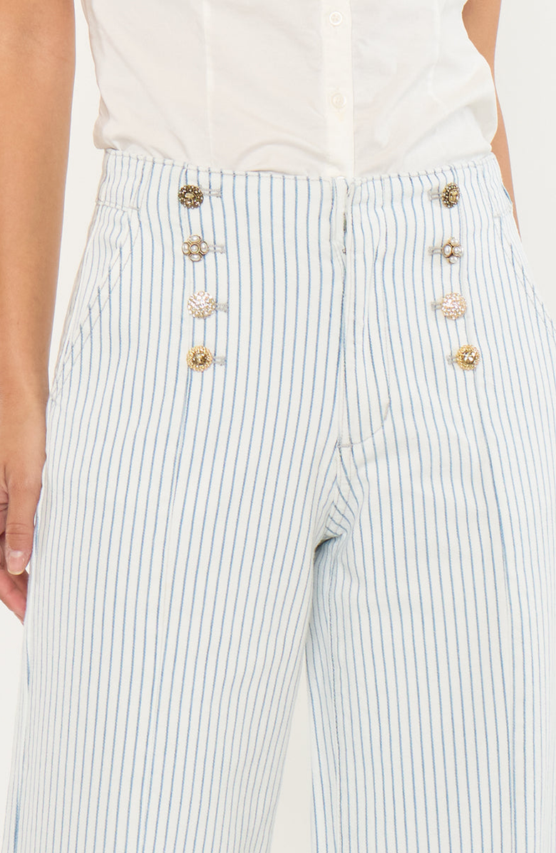 KanCan Elora High Rise Wide Leg Trousers, Alternate, color, Light Wash