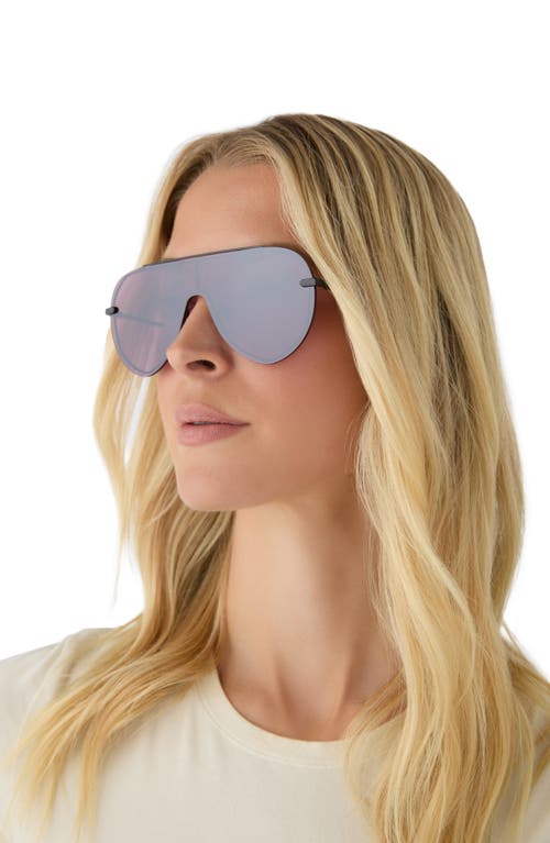 DIFF DIFF IMANI 139MM GRADIENT SHIELD SUNGLASSES