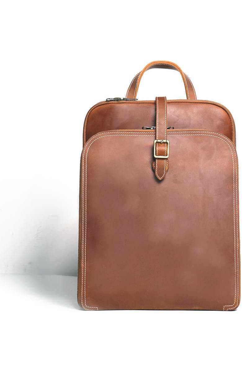 STEEL HORSE LEATHER Sachi Leather Backpack | Small Women's Leather Backpack, Main, color, Brown