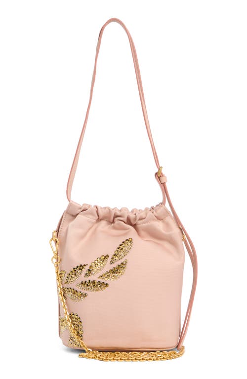 Mcm Himmel Laurel Drawstring Bucket Bag In Pink