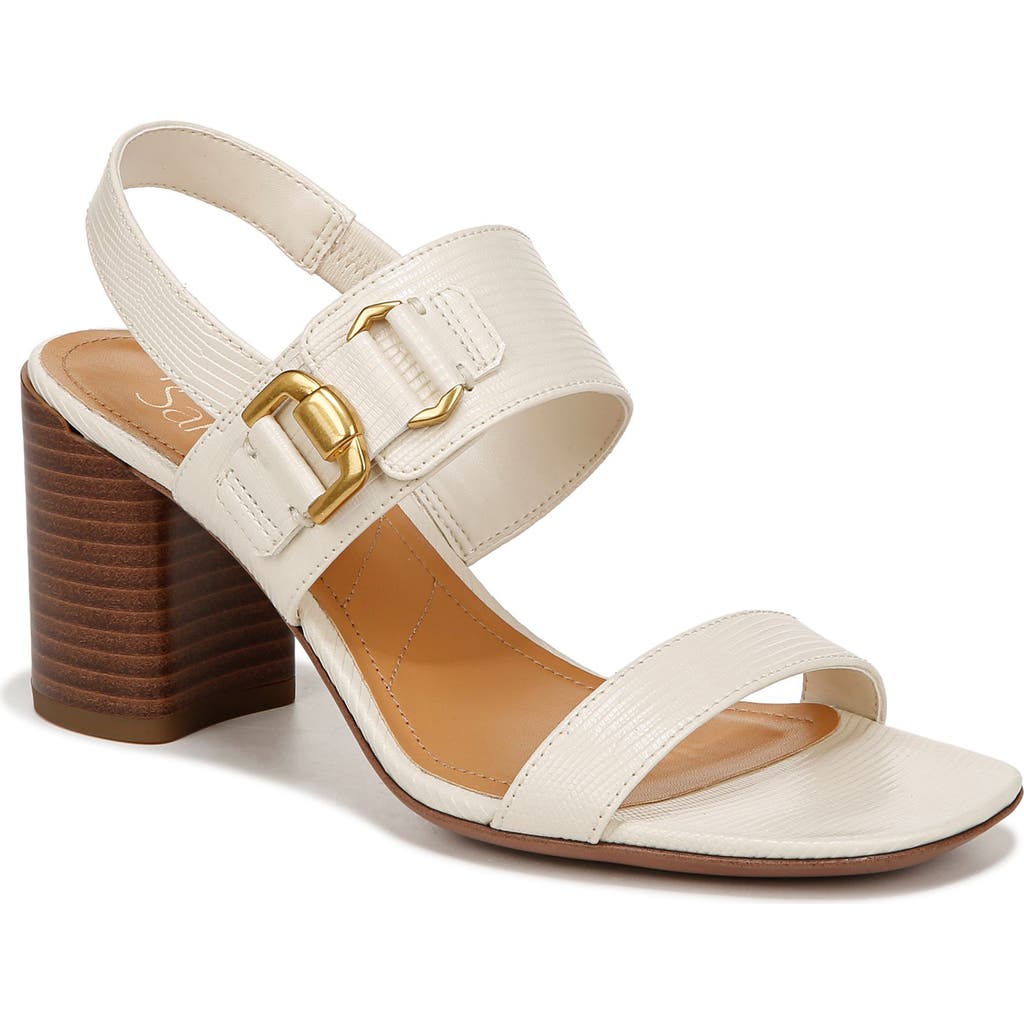 Franco Sarto Omyrah Block Heel Sandal In White