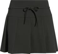 BP. Pleated Belted Plaid Minskirt