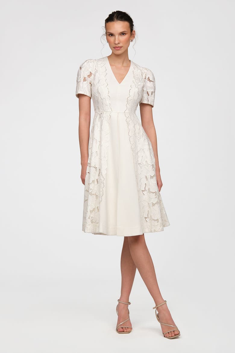 Amal Linen Dress, Alternate, color, White