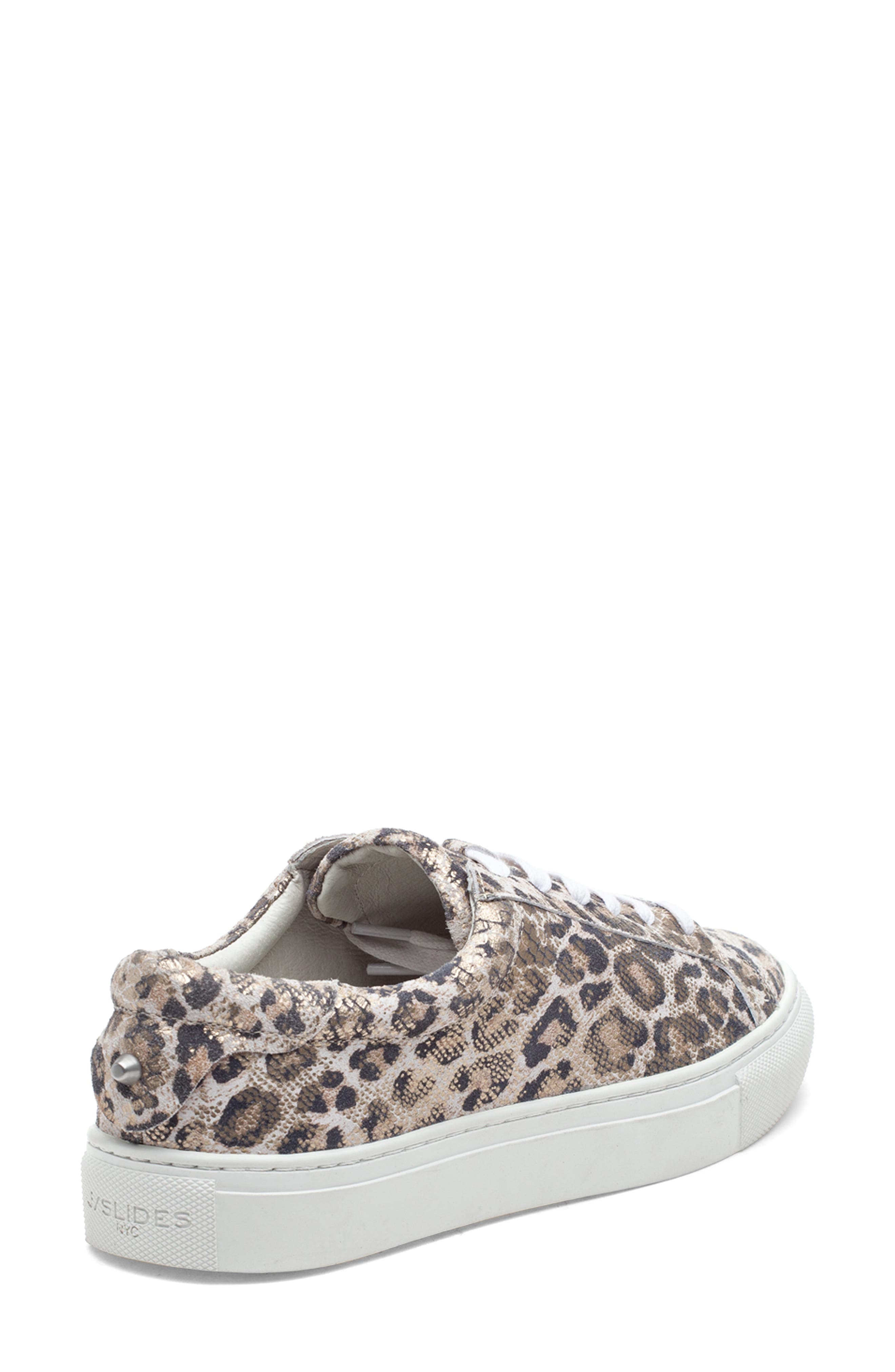 Lacee Sneaker, Alternate, color, GOLD/ WHITE PRINT LEATHER