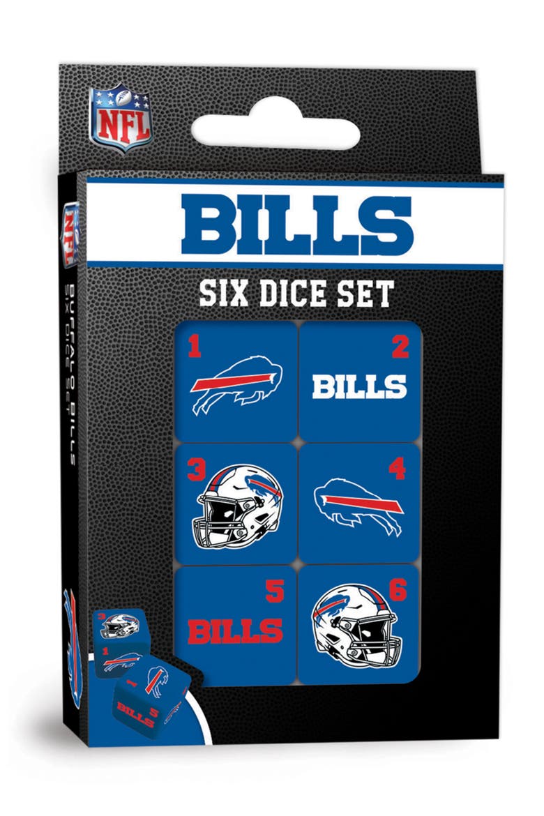 Buffalo Bills Dice Set - 19mm, Main, color, Multicolor