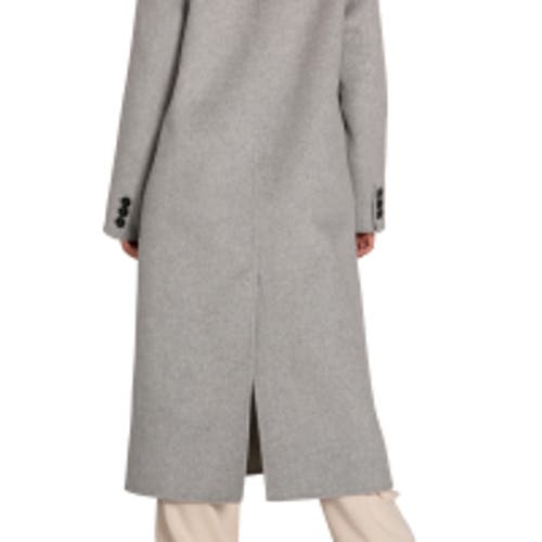Belle & Bloom Tainted Love Longline Coat In Grey Marle