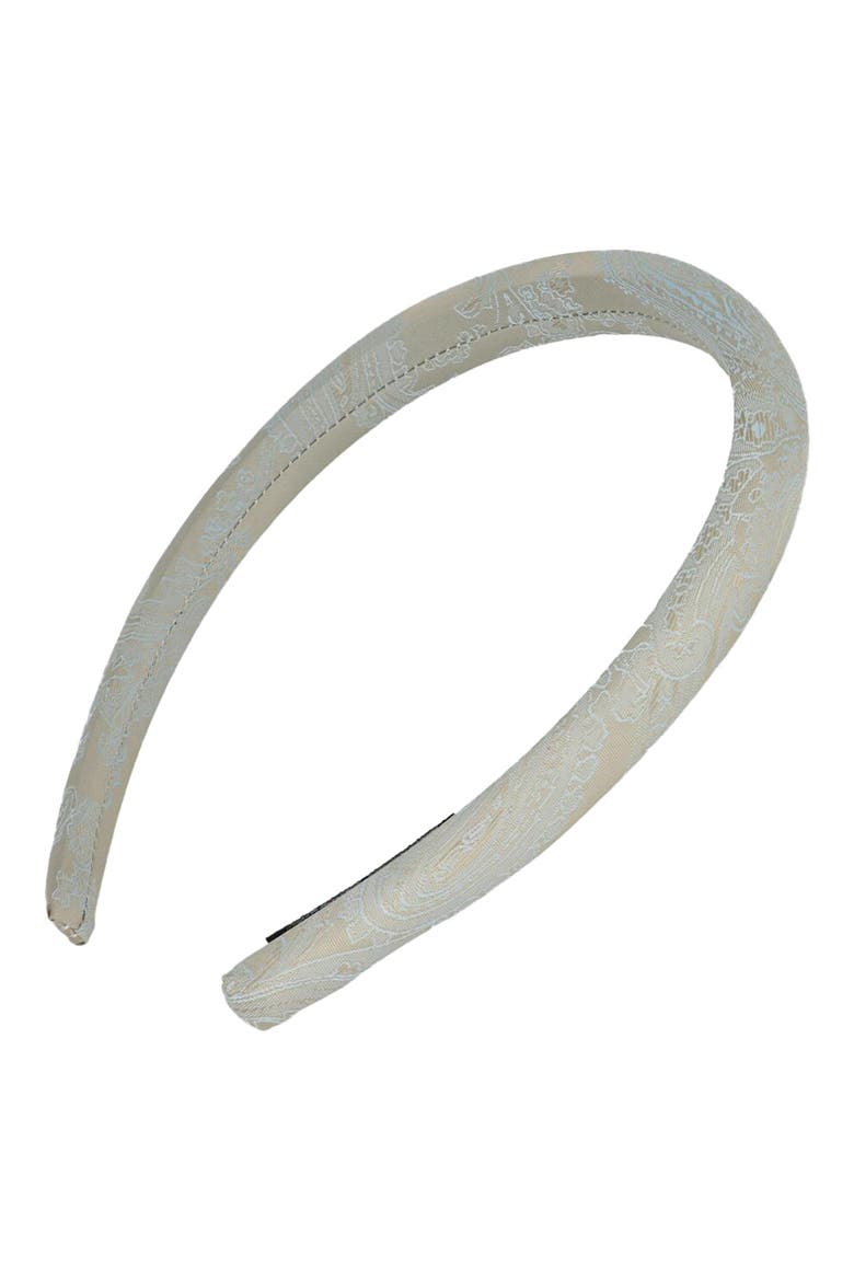 Maeve Headband, Main, color, TAN/ BLUE