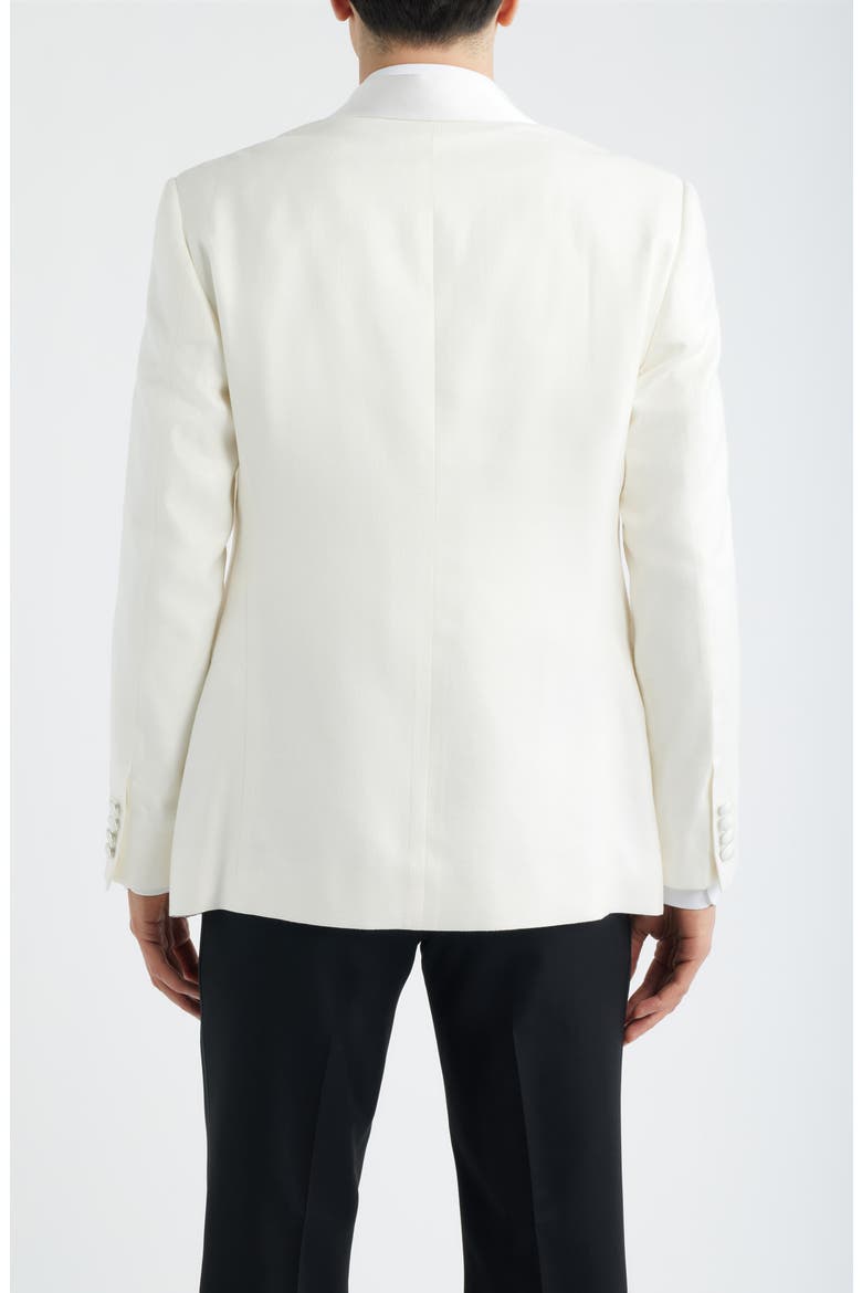 Shawl Collar Dinner jacket, Alternate, color, SOLID WHITE