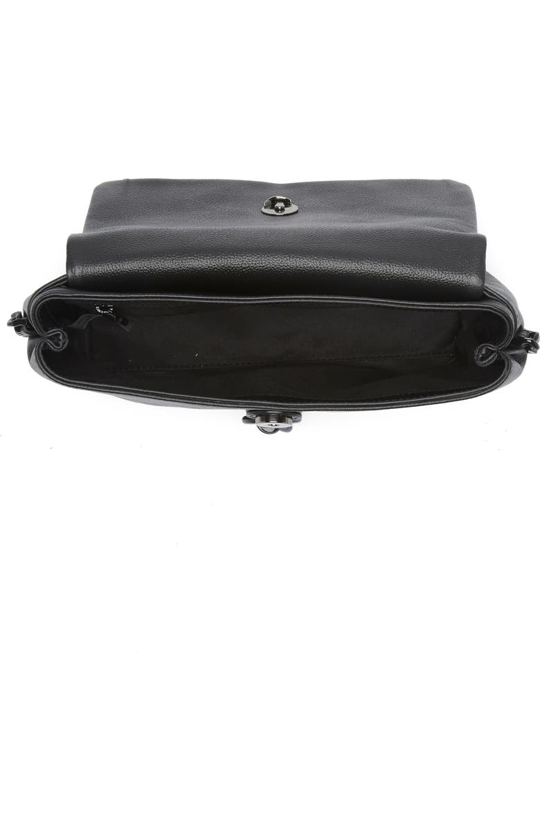 Rebecca Minkoff Leather Flap Convertible Crossbody Bag, Alternate, color,