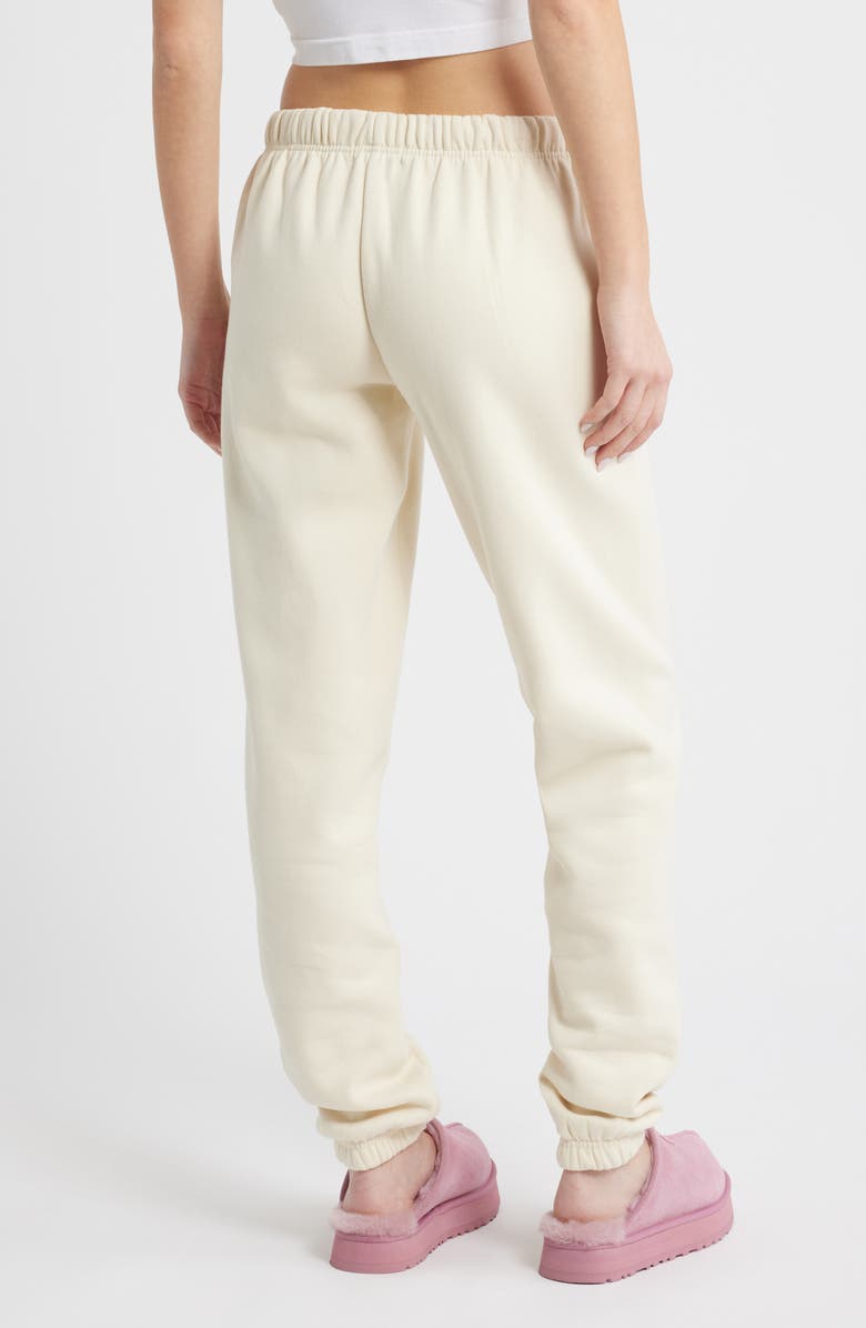 HAPPY CAMP3R Heart to Heart Embroidered Joggers, Alternate, color, Cream