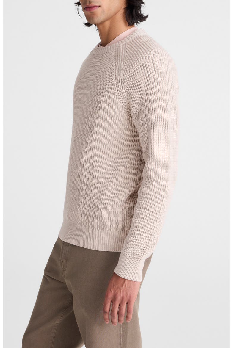 Shaker Stitch Cotton Sweater, Alternate, color, HEATHER STONE