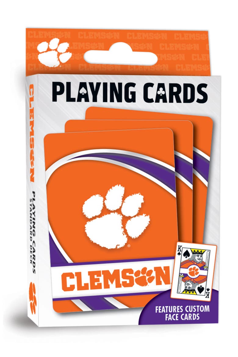 Clemson Tigers Playing Cards, Main, color, Multicolor