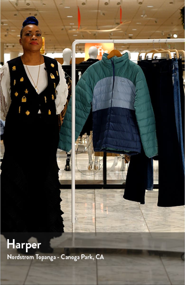 Colorblock Water Repellent 650 Fill Power Down Puffer Jacket, sales video thumbnail