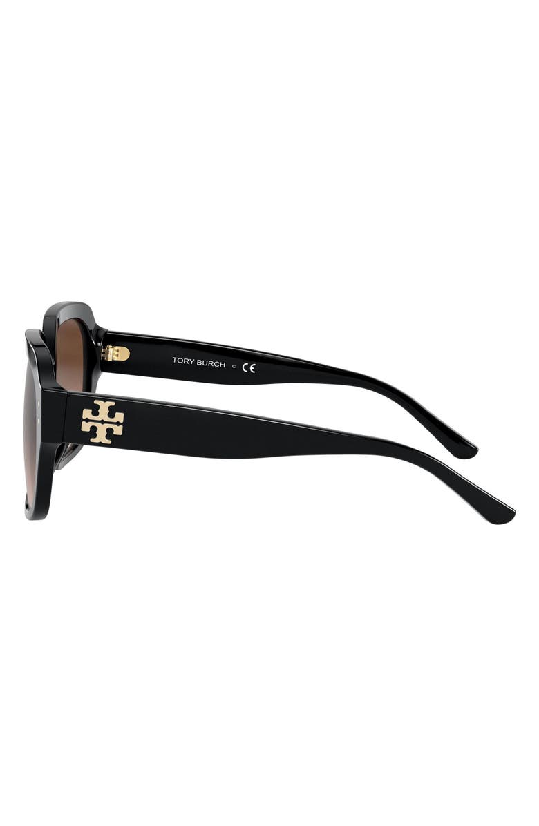 Tory Burch 56mm Round Sunglasses, Alternate, color,