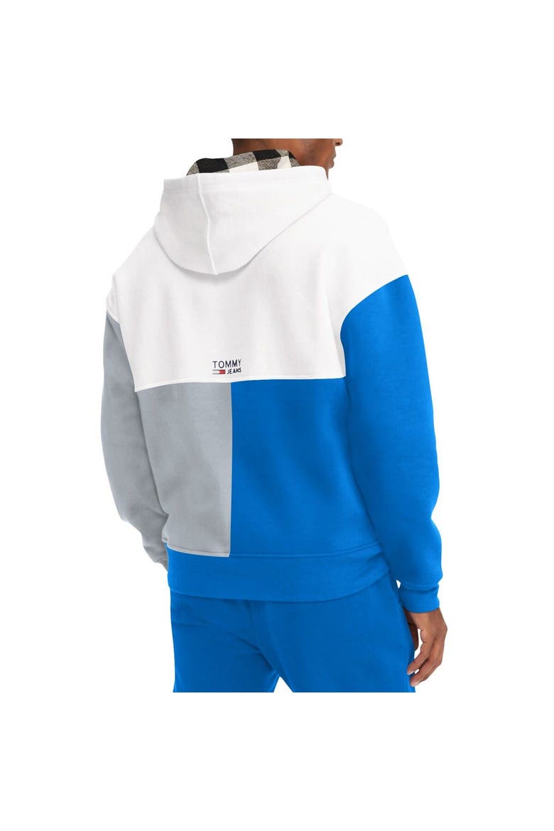 Men's Tommy Jeans White/Royal Dallas Mavericks Andrew Split Pullover Hoodie, Alternate, color, White