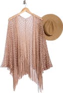 BCBGeneration Mesh Topper & Hat Set