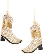 Leith Cowboy Crystal Pavé Drop Earrings