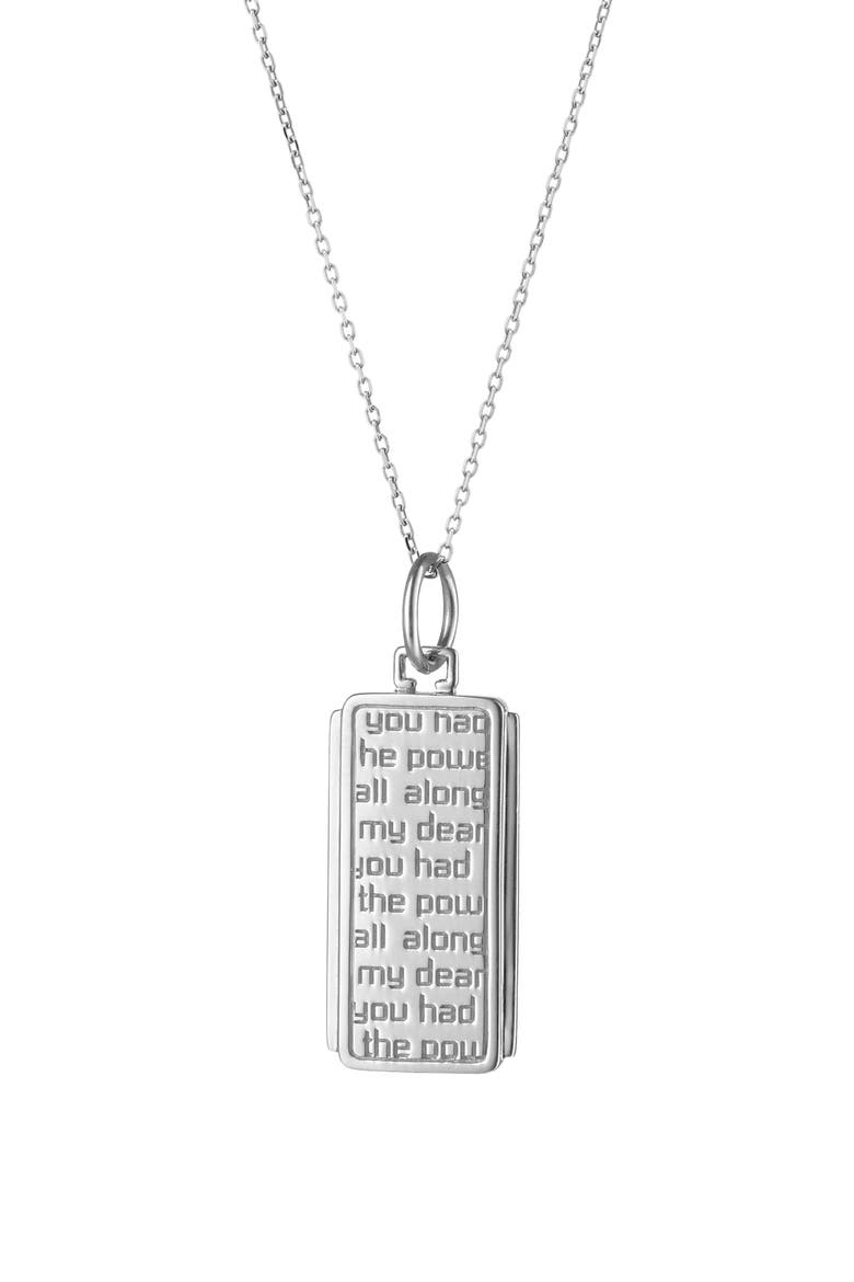 Dorothy Power Sterling Silver Pendant Necklace, Main, color, STERLING SILVER
