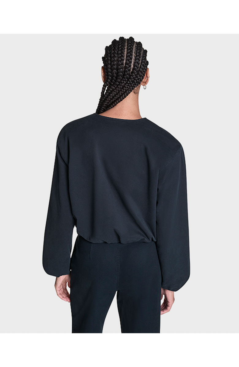 Converse Bubble Sleeve Bomber Jacket, Alternate, color, Converse Black