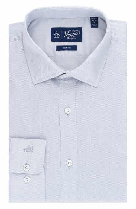 Original Penguin Diamond Dobby Slim Fit Dress Shirt