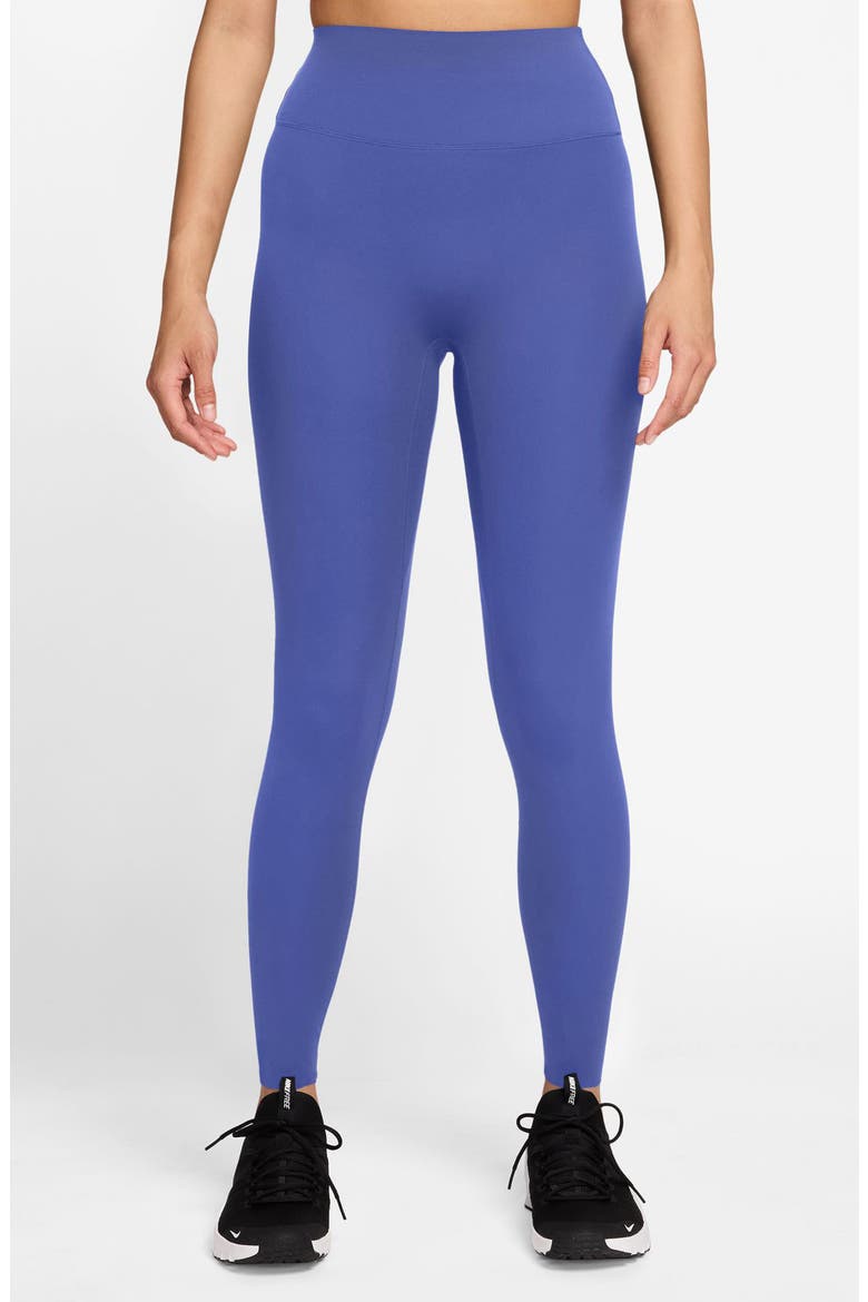 Zenvy Dri-FIT High Waist 7/8 Leggings, Main, color, 570 SAPHRE/WHITE
