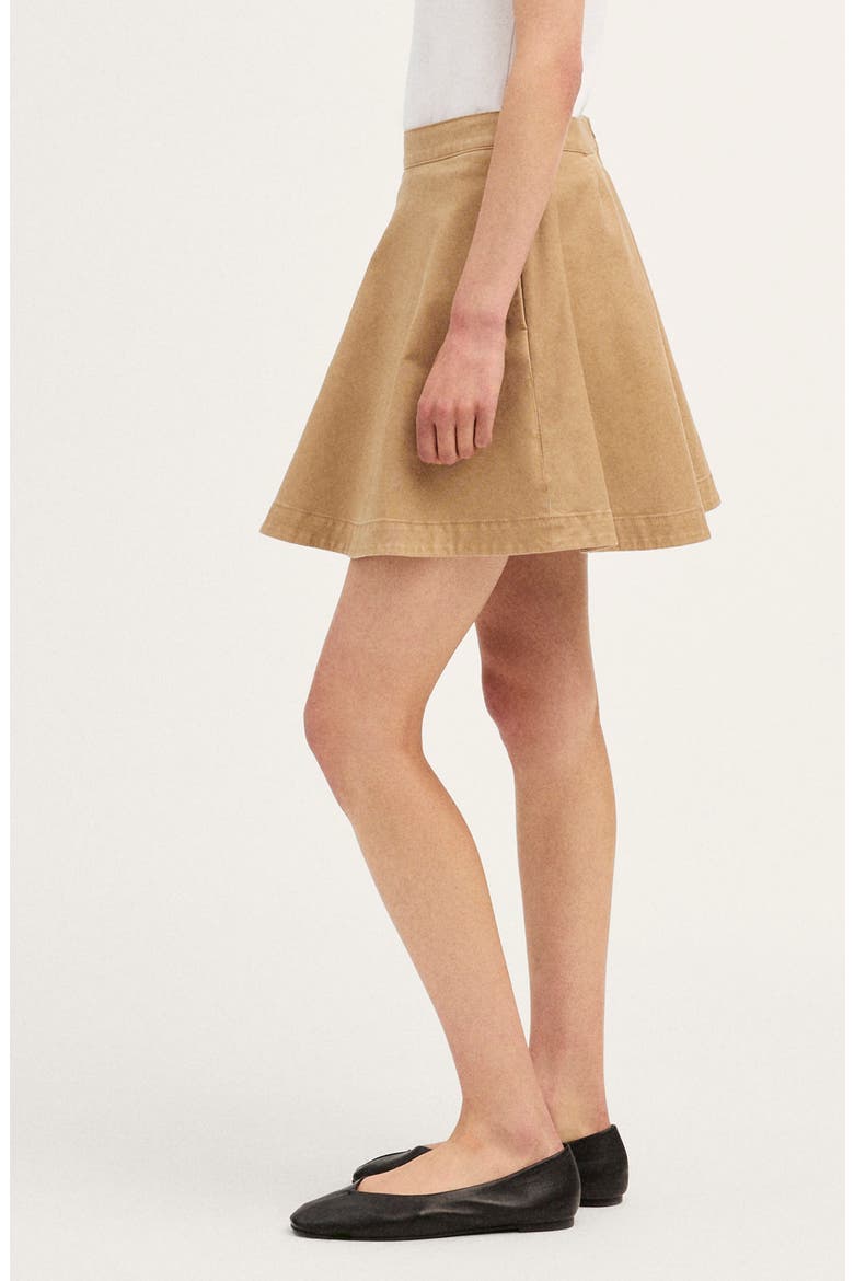 Seamed Miniskirt, Alternate, color, WEATHERED KHAKI