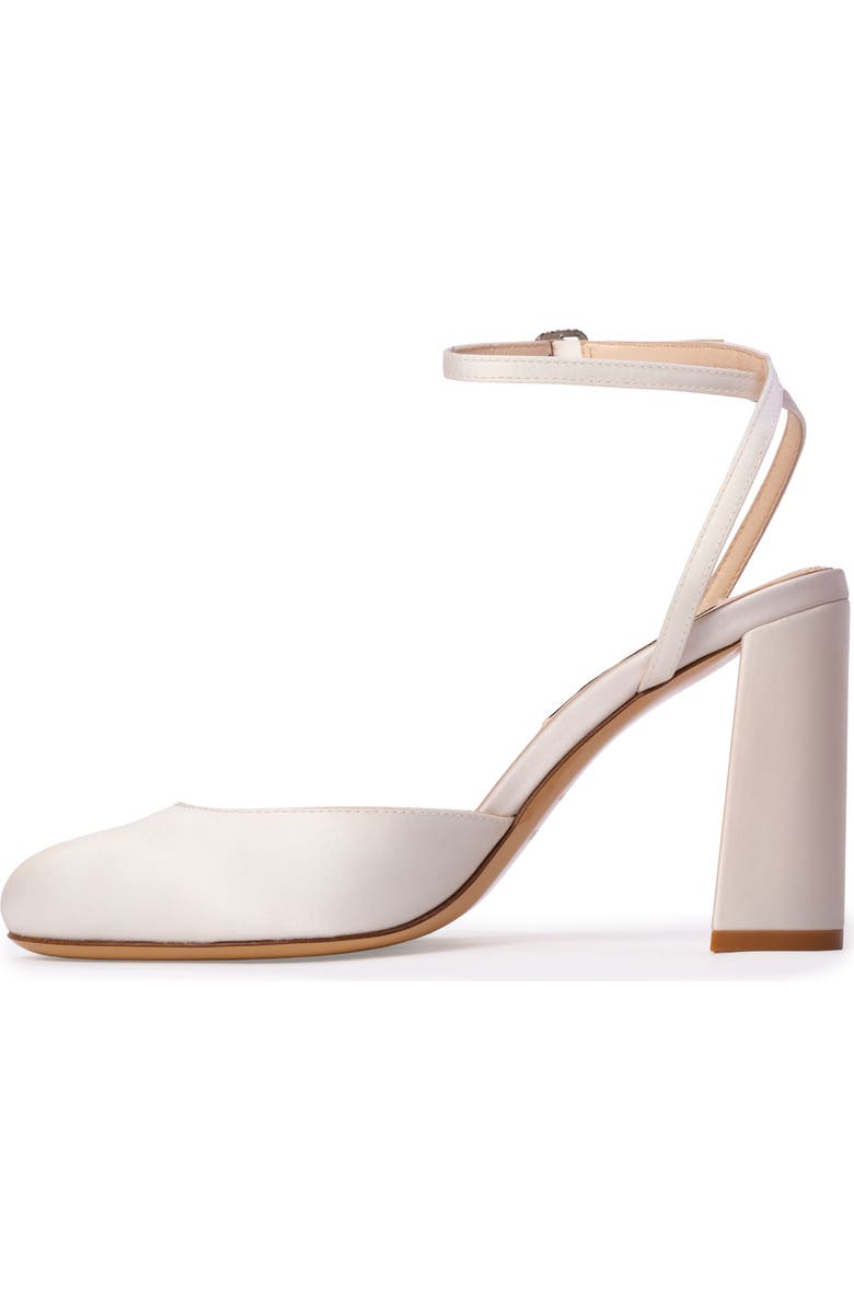 Anne Barge Amara Pump, Alternate, color, White Satin