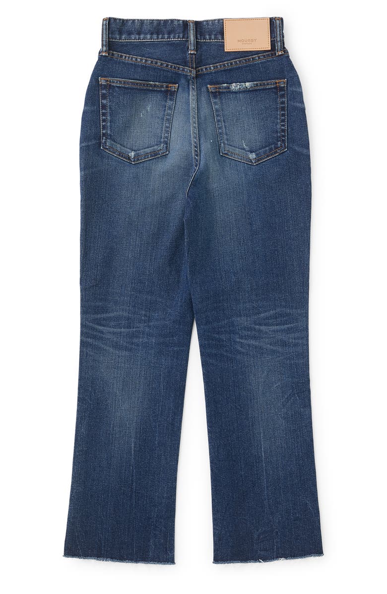 MOUSSY VINTAGE Rhode High Waist Crop Flare Jeans, Alternate, color, 