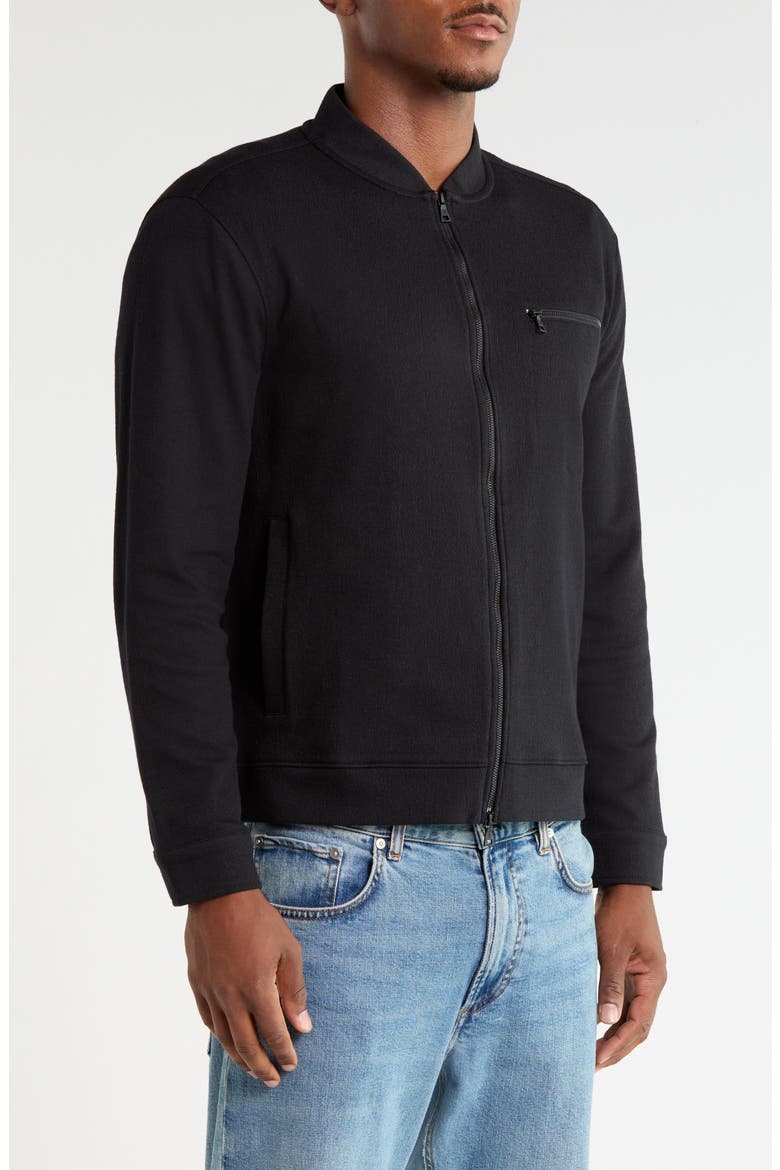 Kendall Bomber Jacket, Alternate, color, BLACK