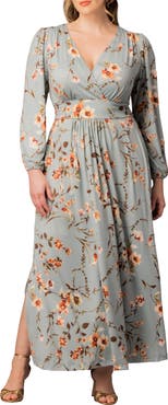 Kiyonna Kelsey Long Sleeve Maxi Dress