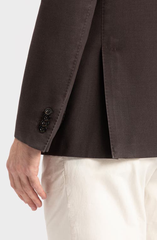 Boglioli K-jacket Double Breasted Wool Sport Coat In 480 Brown