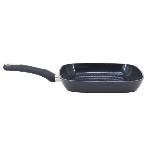 Oster Hawke 11 Inch Square Ceramic Nonstick Aluminum Grill Pan In Multi
