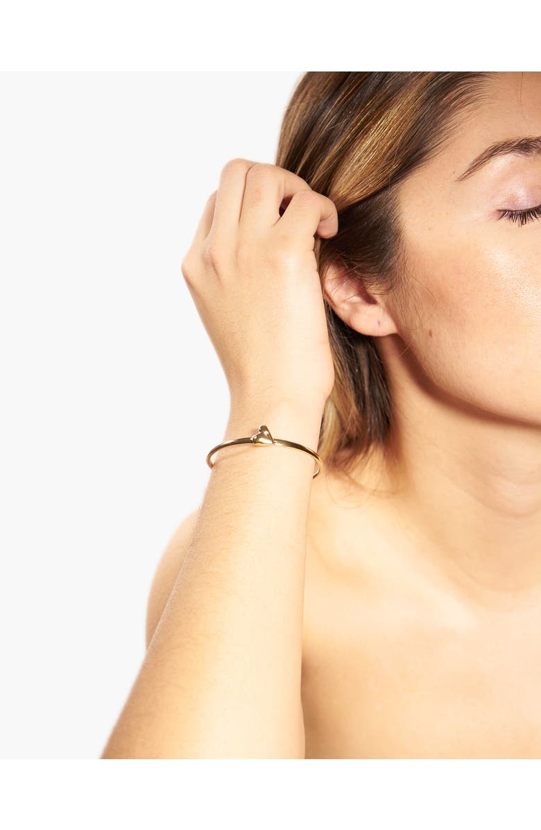 Odette New York Coeur Cuff, Alternate, color, Brass