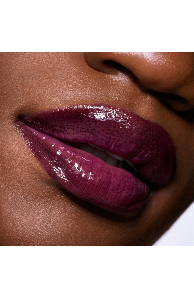 MAC Cosmetics Lipglass Airshine Lip Gloss, Alternate, color, Uv Nightmoth