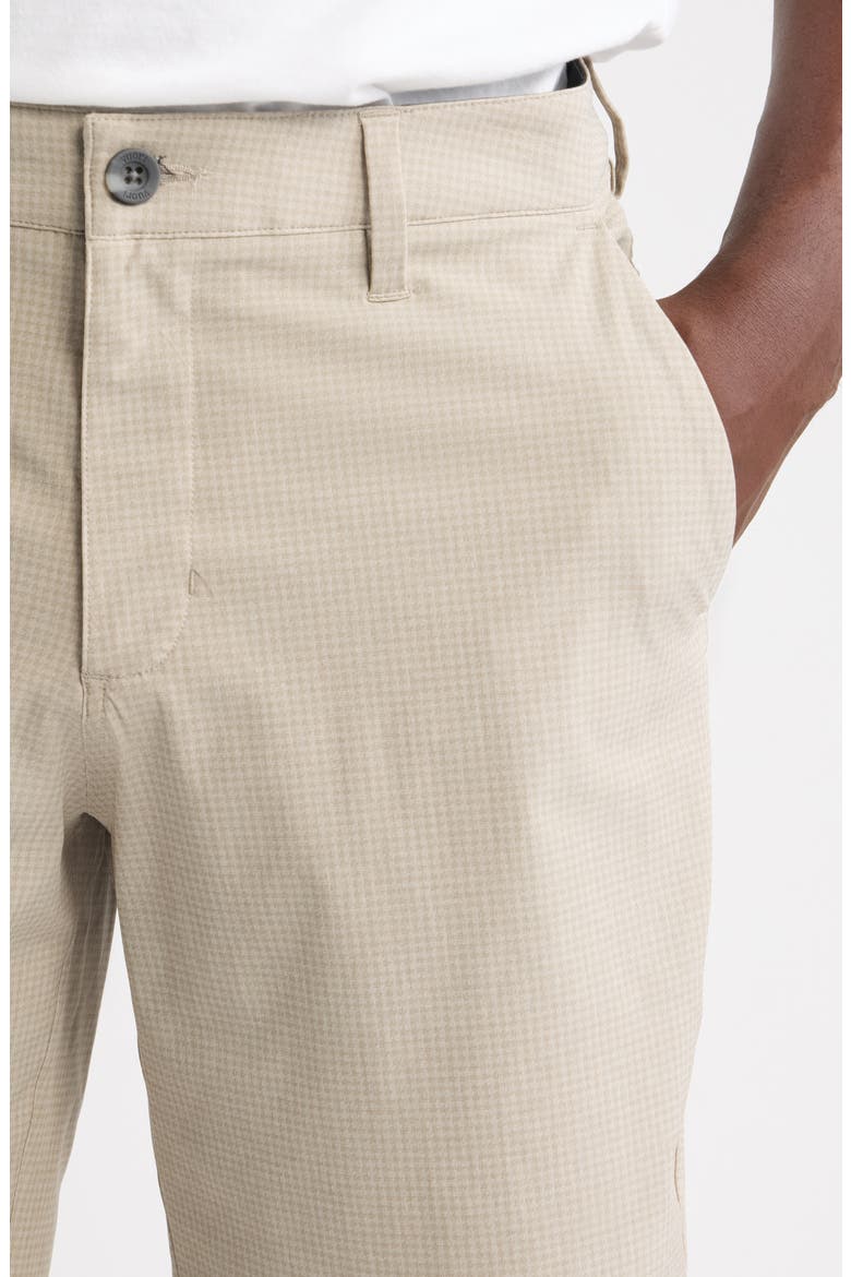 Aim Performance Shorts, Alternate, color, KHAKI HOUNDSTOOTH LIGHT