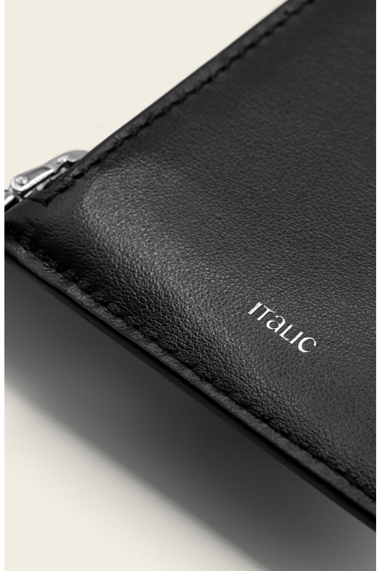 Albee Leather Card Holder, Alternate, color, Black