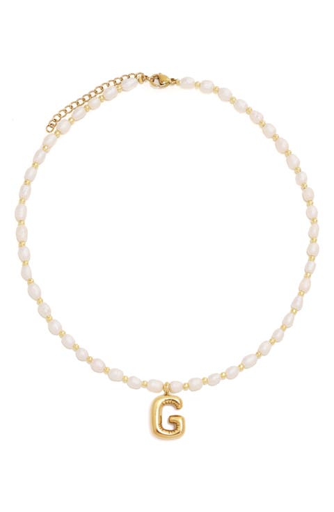 Dainty Initial Pendant Necklace