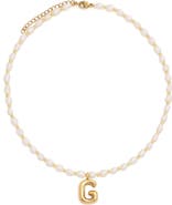 Petit Moments Dainty Initial Pendant Necklace