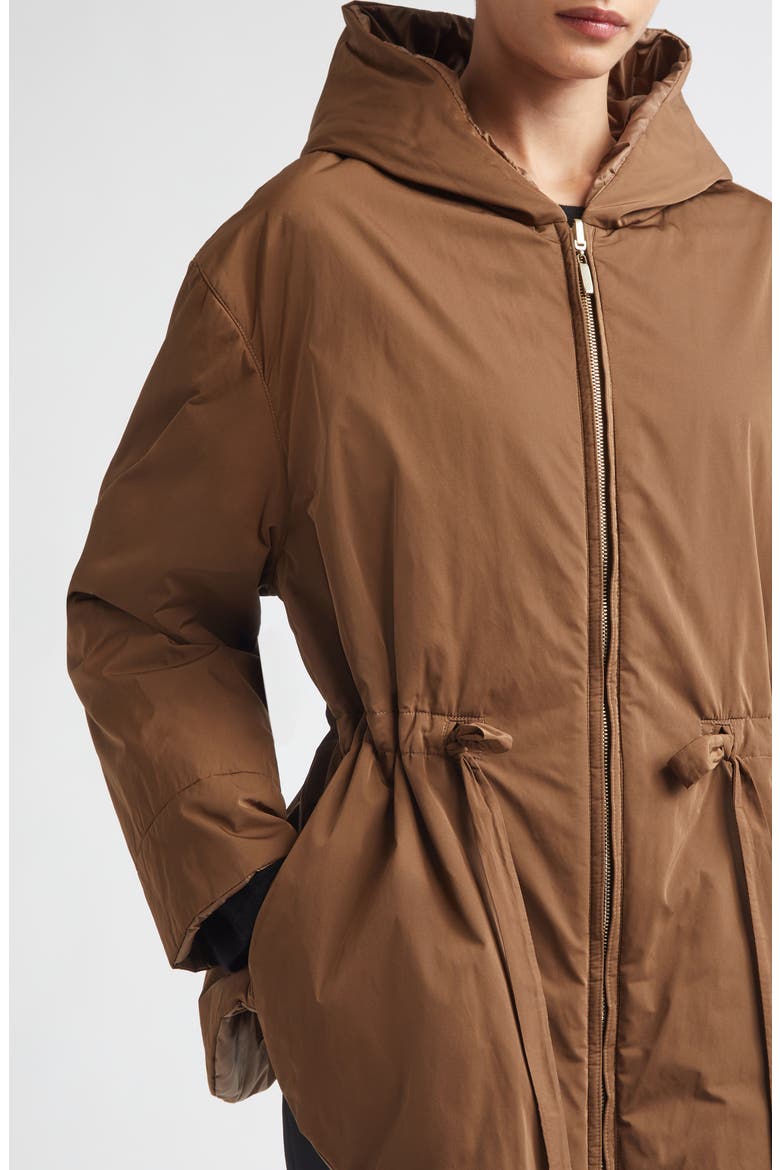 Charme Water Repellent Hooded Jacket, Alternate, color, HONEY